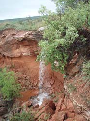 waterfall at angle
